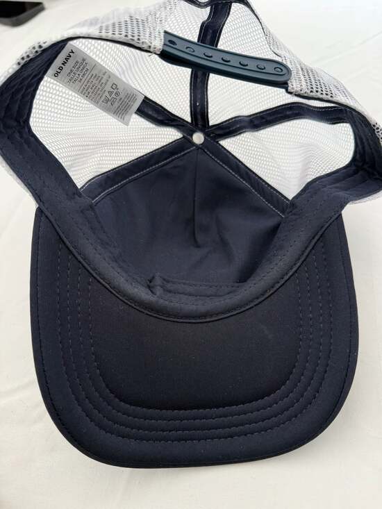 Old Navy Durable Motor City Products Graphic Trucker Hat Mesh Snapback - Picture 5 of 7